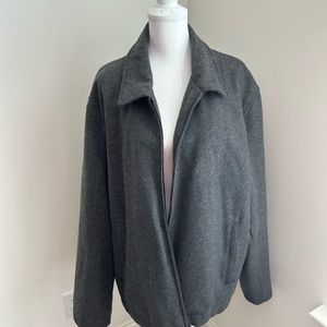 Steve and Barry’s Wolly Mammoth Zip Front Coat Zip Pockets 2 Pockets Indide